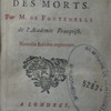 Nouveaux dialogues des morts