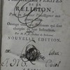 Explication des premières vérités de la religion, pour en faciliter lìntelligence aux jeunes gens, ouvrage utile aux personnes qui sont chargées de leur instruction