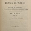 Rapport sur les missions du Diocèse de Québec et autres qui en ont ci-devant fait partie