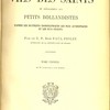 Supplément aux Vies des Saints et spécialement aux Petits Bollandistes d’après les documents hagiographiques les plus authentiques et les plus récents 