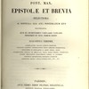 Epistolae et brevia selectiora ac nonnulla alia acta pontificatum ejus illustrantia