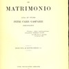 Tractatus canonicus de matrimonio