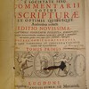 R. P. Joan Stephani Menochii doctoris theologi e societate Jesu, Commentarii totius S. Scripturae, ex optimis quibusque authoribus collecti