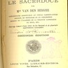 Marie et le sacerdoce