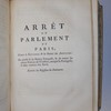 Arrêt du Parlement de Paris, contre le géneral et la Societé des Jésuites, au profit de la nation françoise, et de toutes les autres nations de l'univers, excepté la portugaise, si elles veulent s'en servir : extrait des régistres du Parlement