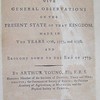 A tour in Ireland, with general observations on the present state of that kingdom, made in the years 1776, 1777, and 1778 and brought down to the end of 1779