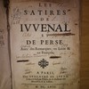 Les satires de Juvenal et de Perse, avec des remarques, en Latin et en Français