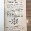 L'imitation de Jesus-Christ, traduction nouvelle, avec une Pratique & une Prière à la fin de chaque Chapitre, & l'Ordinaire de la Messe, en Latin & en François