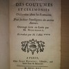 Explication abrégée des coutumes et cérémonies observées chez les Romains