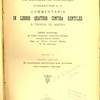 Commentaria in Libros quatuor contra Gentiles S. Thomae de Aquino