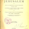 De Québec à Jerusalem : journal d’un pèlerinage du Canada en Terre-Sainte en passant à travers l’Angleterre, la France, l’Égypte, la Judée, la Samarie, la Galilée, la Syrie et l’Italie