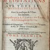 Sainctes meditations sur tous les mysteres la foy : avec la pratique de l'Oraison mentale.
