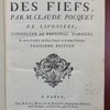 Traité des fiefs