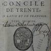 Le catéchisme du Concile de Trente, en latin et en françois