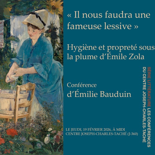 'Il nous faudra une fameuse lessive.' Hygiène et propreté sous la plume d'Émile Zola.