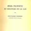 Jésus, prophète et docteur de la loi