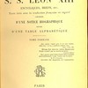 Lettres apostoliques, encycliques, brefs, etc., texte latin avec la traduction française en regard, précédées d'une notice biographique, suivies d'une table alphabétique