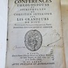 Conferences théologiques et spirituelles du chrestien intérieur sur les grandeurs de Dieu