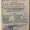 Éloges historiques des Saints, avec les Mystères de Nôtre Seigneur ; & les Fêtes de la Sainte Vierge, pour tout le cours de l'année