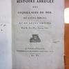 Histoire abrégée des coquillages de mer, de leurs moeurs, et de leurs amours