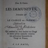 Écrits pour et contre les immunités prétendues par le clergé de France..