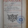 La Henriade, avec des variantes et des notes ; et, L'Essai sur le poëme épique