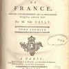 Histoire de France, depuis l'établissement de la monarchie jusqu'à Louis XIV