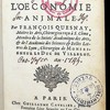 Essai phisique sur l'oeconomie animale