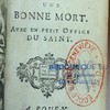 La dévotion à Saint Joseph pour obtenir une bonne mort. Avec un petit Office du Saint