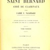 Vie de Saint Bernard, abbé de Clairvaux