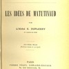 Les idées de Matutinaud