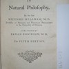 A course of lectures in natural philosophy