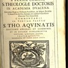 Francisci Sylvii a Brania Comitis, S. theologiae doctoris in Academia Duacena, ibidemâque regij ac ordinarii professoris, & insignis Ecclesiae S. Amati canonici & decani, eamâque ob causam universitatis Duacenae vice-cancellarii Commentarii in totam primam[-tertiam] partem S. Tho. Aquinatis, Doctoris Angelici et Communis