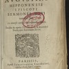 S. Avrelii Augustini Hipponensis episcopi sermones novi numero XL : ex diuersis antiquis examplaribus collecti