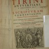 R. P. Jacobi Tirini Antverpiani, e Societate Jesu, Commentariorum in sacram scripturam. Duobus Tomis comprehensus. Primo quidem post varia prolegomena, vetus fere Testamentum; Altero Duodecim Propheta Minores, Machabeorum liber uterque ac Novum Testamentum explanantur. Quibus subnectuntur indices quinque