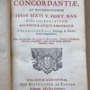 Sacrorum bibliorum vulgatæ editionis concordantiae, ad recognitionem jussu Sixti V. Pont. Max.