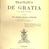 Tractatus de gratia (1 2ae, quaest. CIX-CXIV)