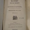 Rapport sur les missions du Diocese de Quebec, qui sont secourues par l’Association de la propagation de la foi