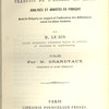 Les Psaumes traduits de l’hébreu en latin analysés et annotés en français Avec la Vulgate en regard et l’indication des différences entre les deux versions