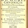 Instructio practica secunda, de horis canonicis