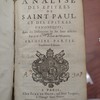 Analyse des épitres de Saint Paul et des épitres canoniques, avec des dissertations sur les lieux difficiles