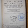 Tractatus de verbi divini Incarnatione