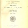 Tractatus de divina traditione et scriptura