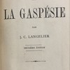 Esquisse sur la Gaspésie