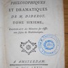 Œuvres philosophiques et dramatiques
