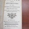 Traitez des récompenses et des peines éternelles tirez des Livres Saints