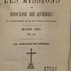 Rapport sur les missions du Diocèse de Québec et autres qui en ont ci-devant fait partie