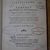 Les trois siècles de notre littérature, ou, Tableau de l'esprit de nos écrivains, depuis François I jusqu'en 1772, par ordre alphabétique