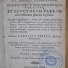 Medulla theologica ex Sacris Scripturis, conciliorum pontificumque decretis, et Sanctorum patrum ac doctorum placitis expressa. In qua quicquid, tum ad fidei mysteria sanè ac rectè intelligenda, & ab erroribus quibusvis secernenda, tum ad sacramenta debite conficienda & ministranda, tum ad actiones humanas juxta divinae legis normam dirigendas, spectare potest, facili ac compendiaria methodo explicatur. Authore Ludovico Abelly... Editio nona, de novo emendata, & quamplurimis capitibus & sectionibus aucta; adjectis etiam variis indicibus, nec non methodicâ catechesi, ex ipsius Medullae theologicae effatis concinnatâ. Pars secunda. Complectens ea quae ad sacramenta & mores pertinent