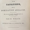 Histoire du Canada et des canadiens, sous la domination anglaise